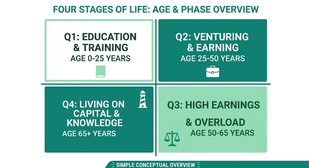 Four Stages of Life - Age & Phase Overview